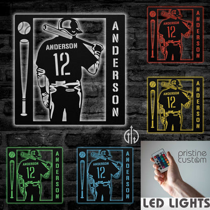 Baseball Player Sign