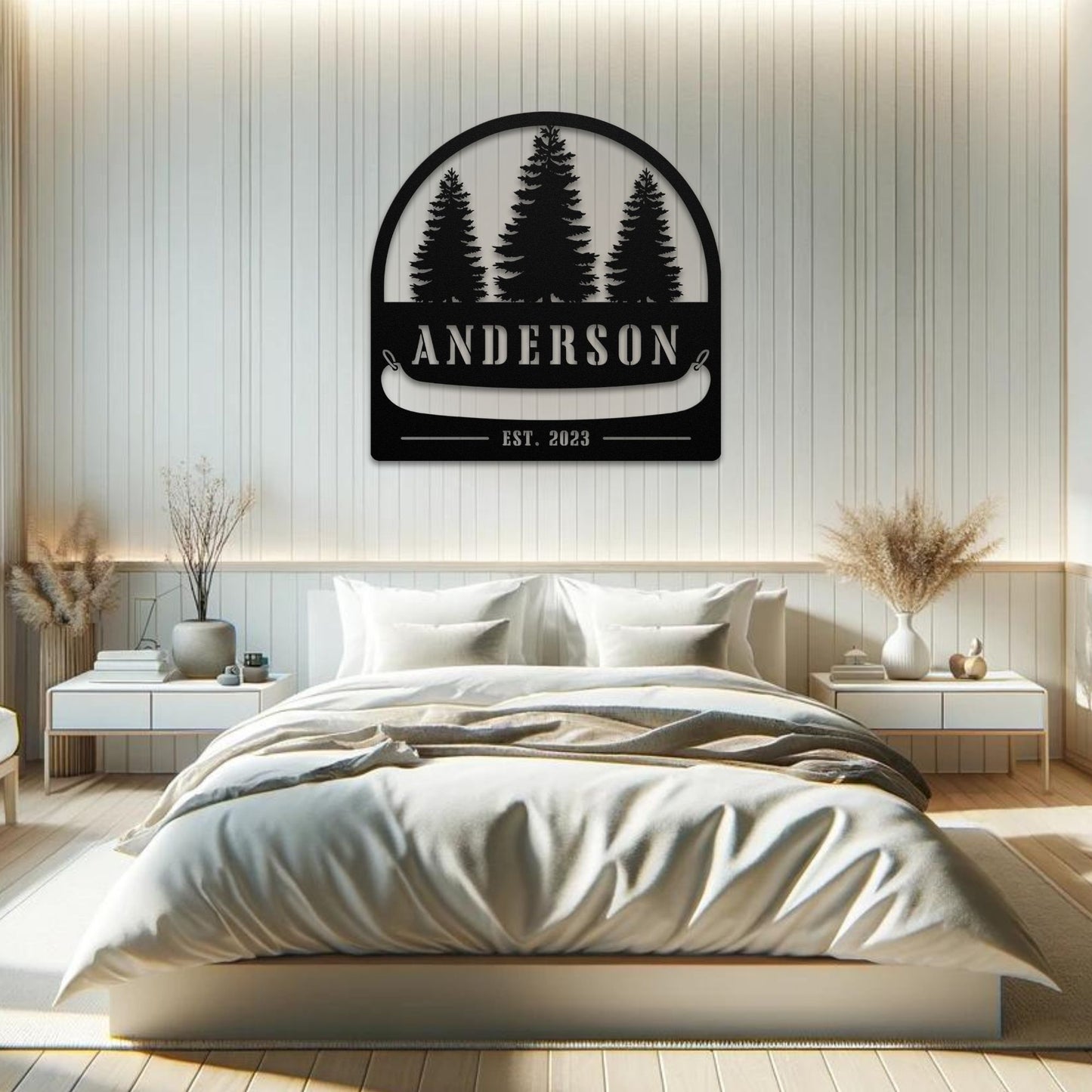 Lakehouse Canoe Sign