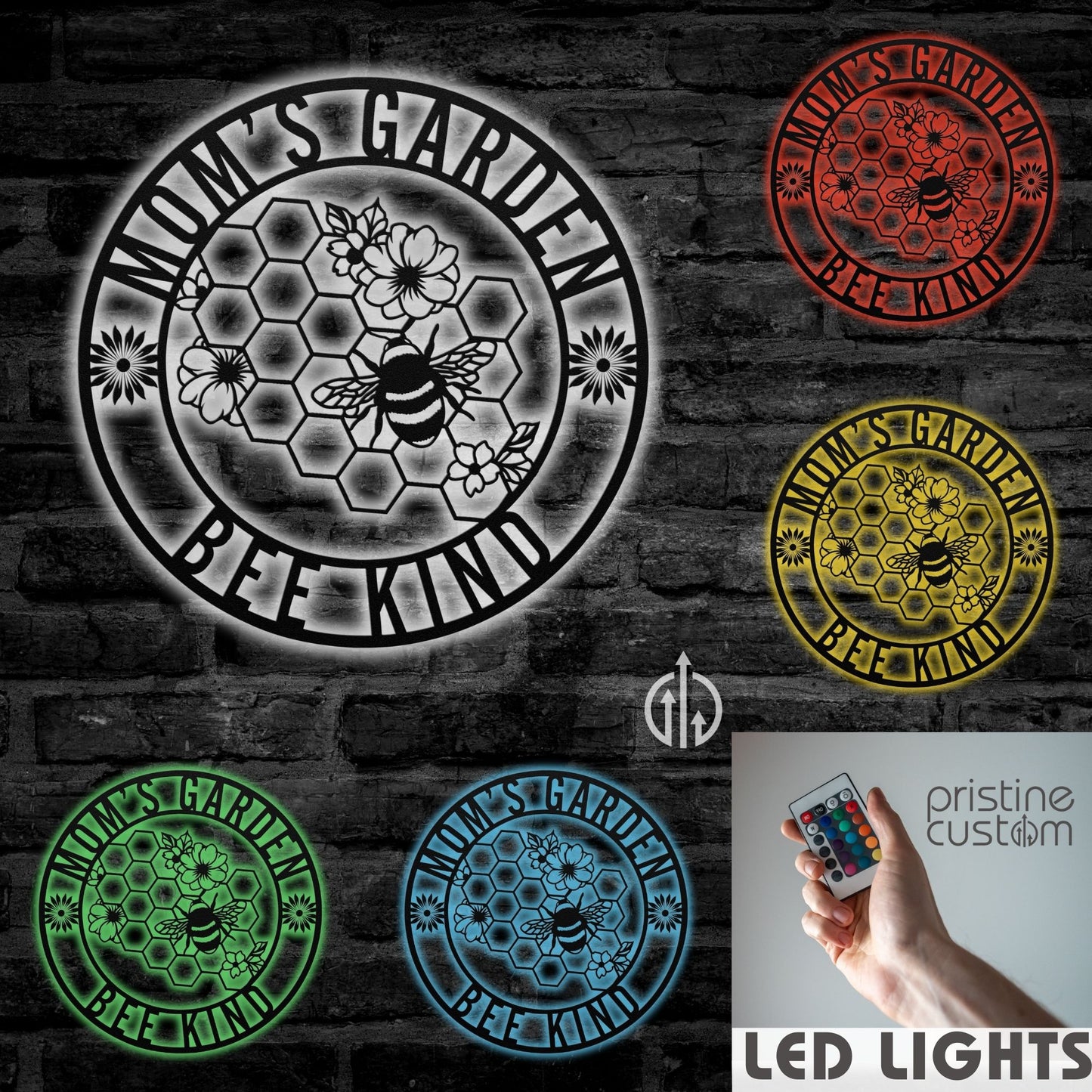 Honeycomb Garden Sign