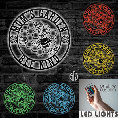 Honeycomb Garden Sign