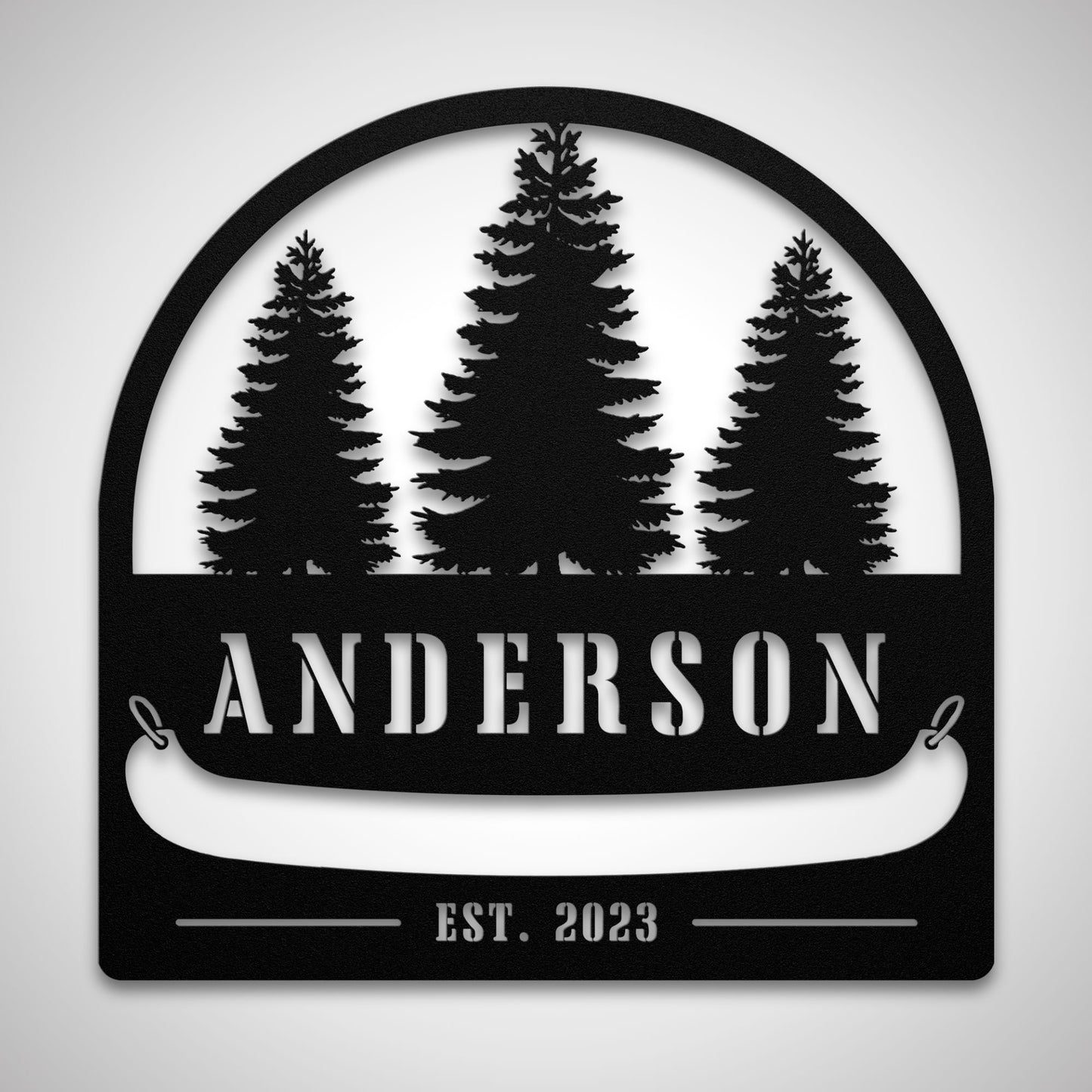 Lakehouse Canoe Sign