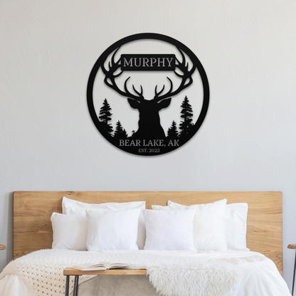 Deer Antler Sign