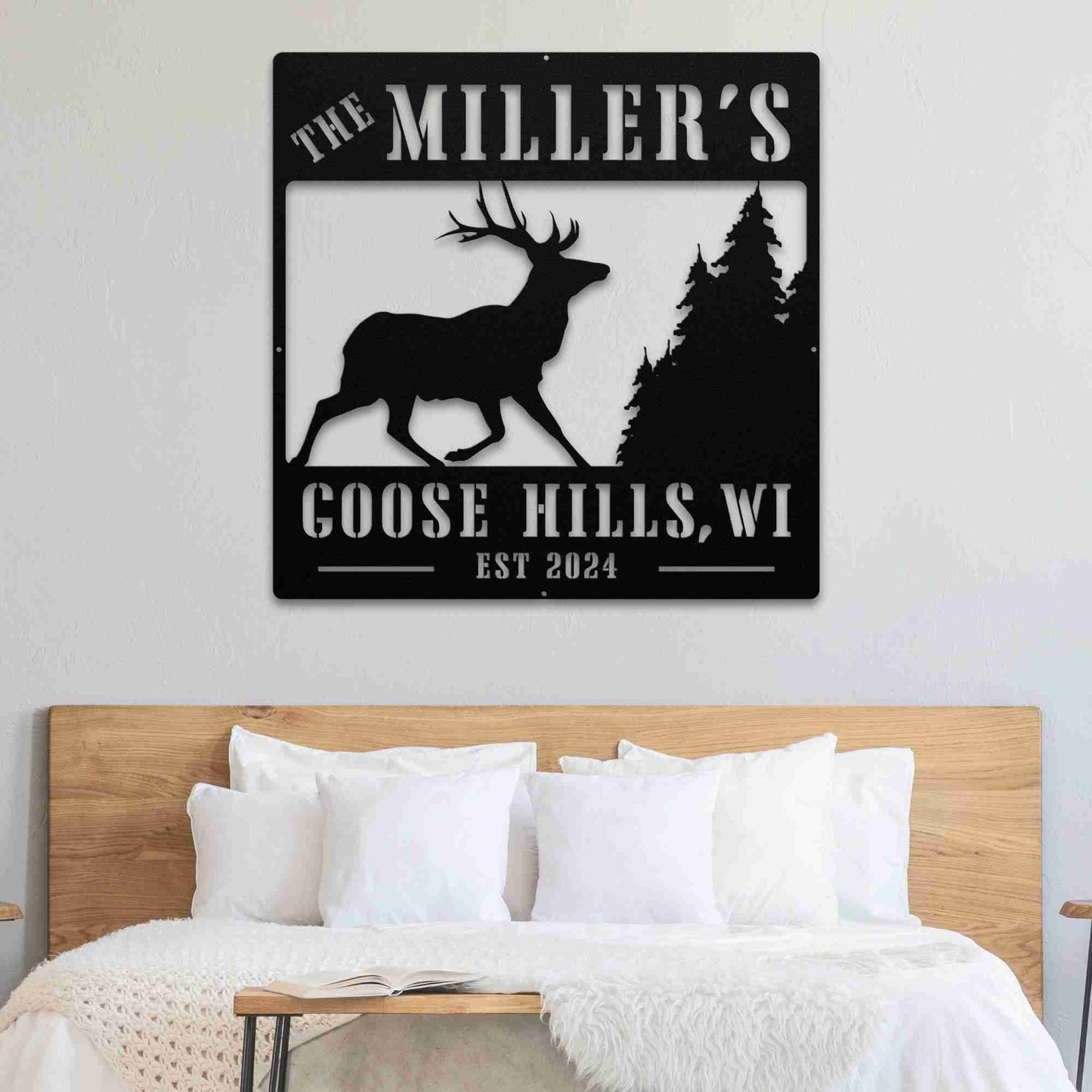 Lakehouse Elk Sign