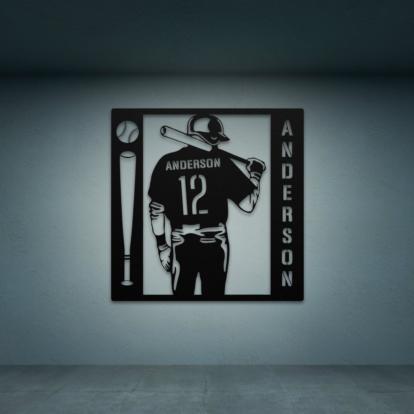 Baseball Player Sign