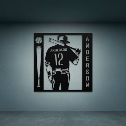 Baseball Player Sign