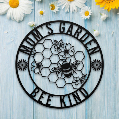 Honeycomb Garden Sign