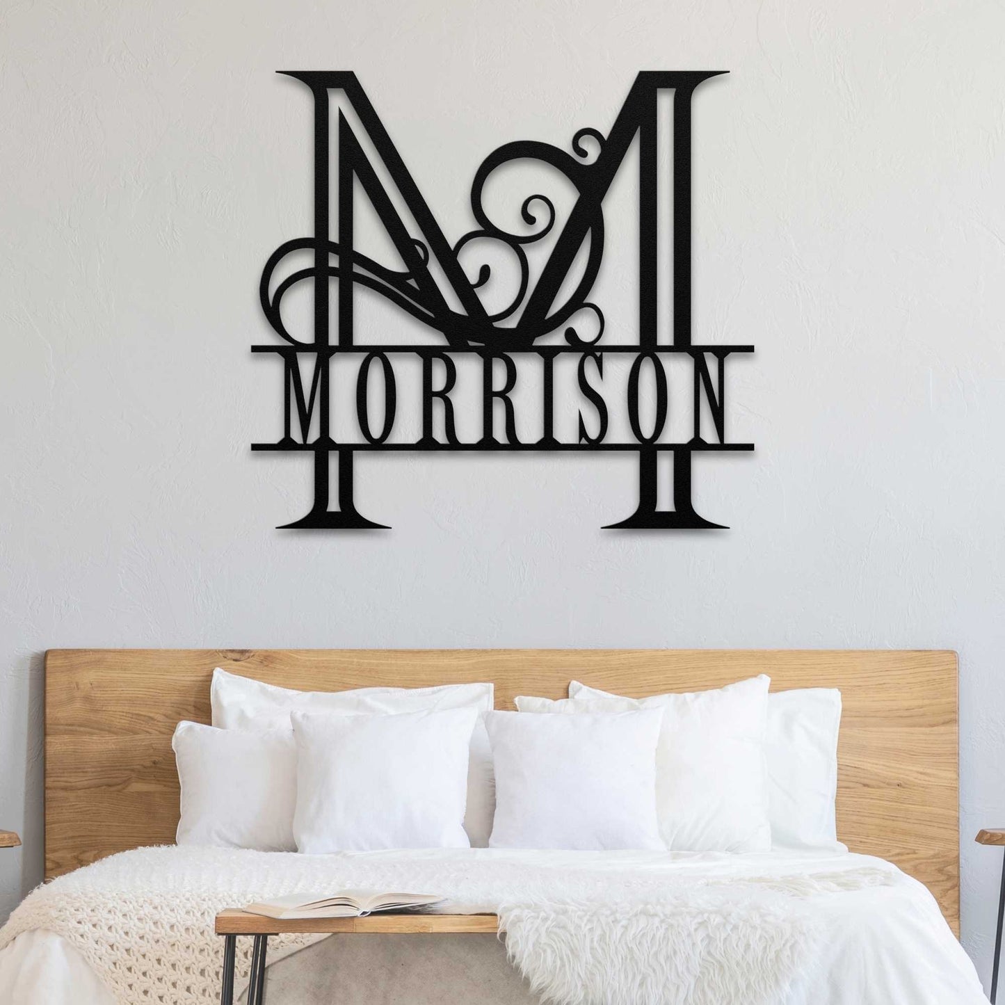 Split Letter Monogram Sign
