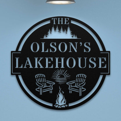 Lakehouse Family Sign