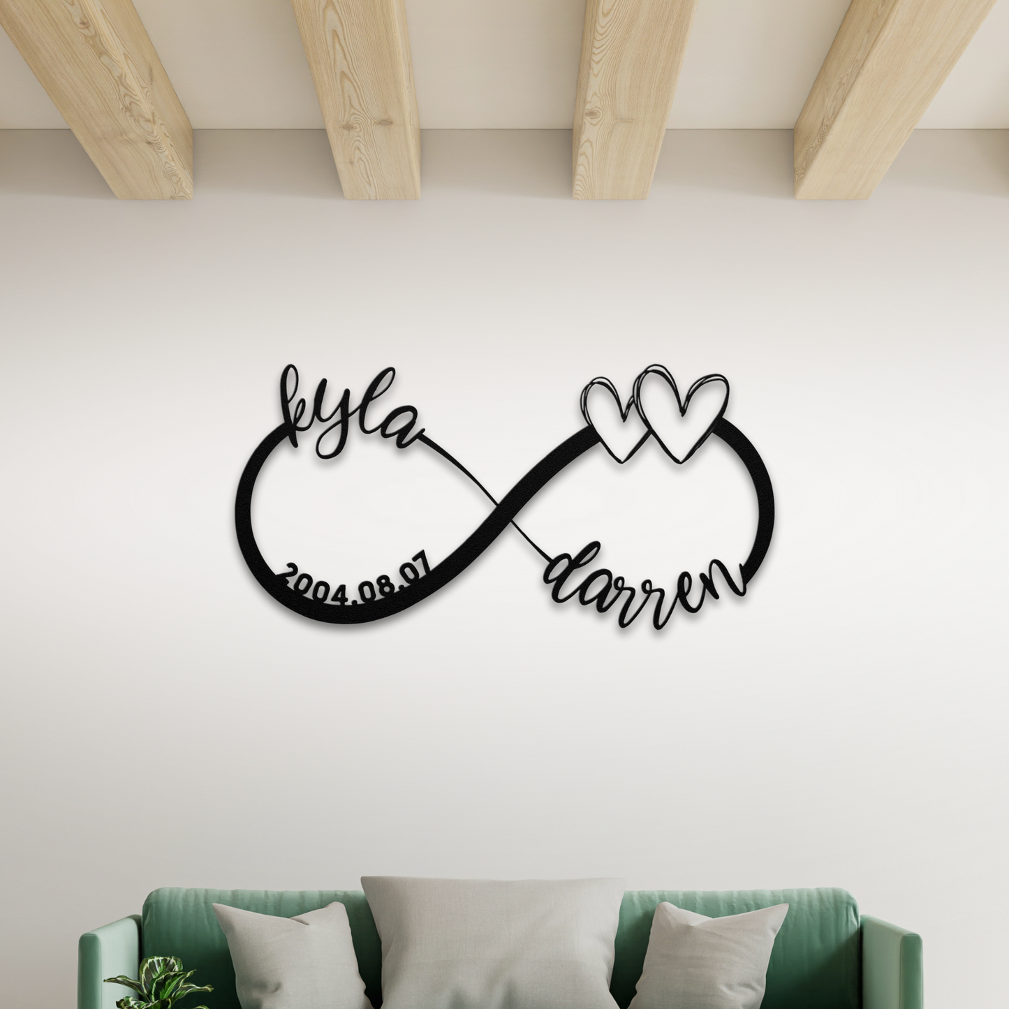 Couple Infinity Name Sign