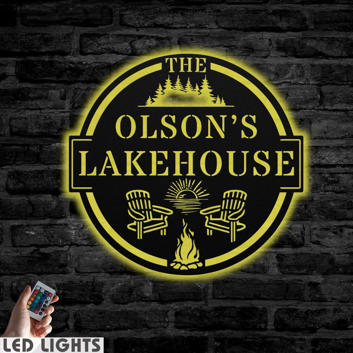 Lakehouse Family Sign