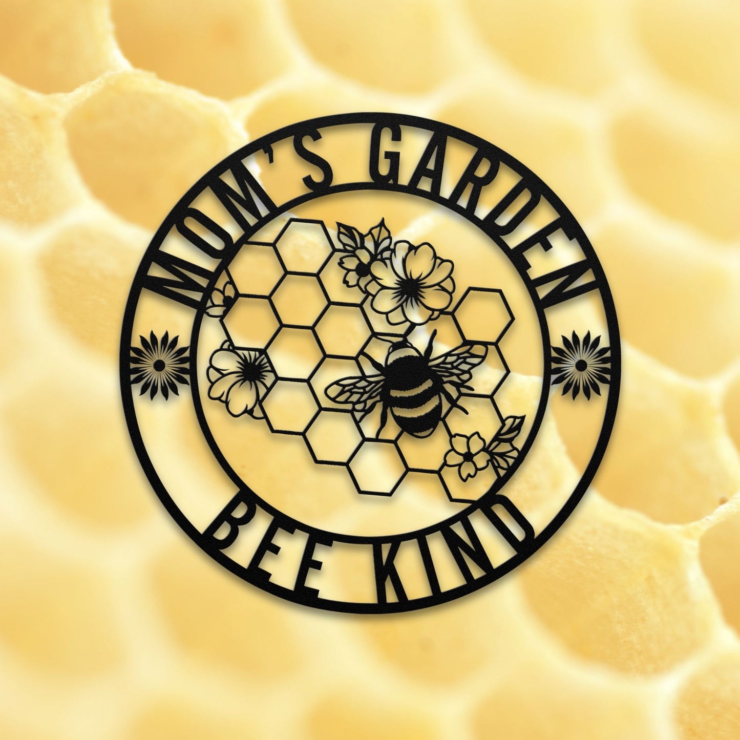 Honeycomb Garden Sign