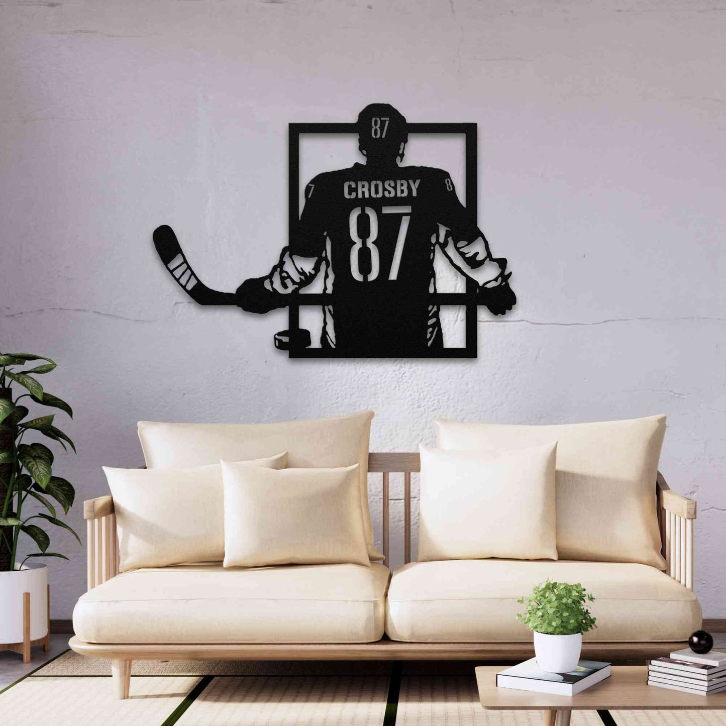 Hockey Player Sign