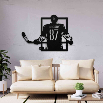 Hockey Player Sign