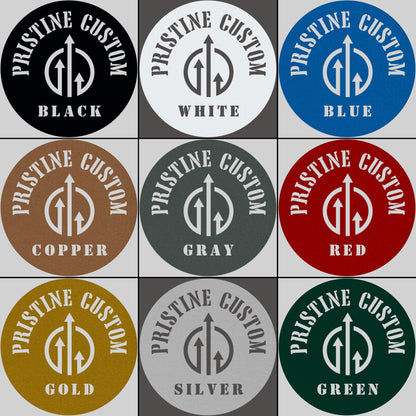 Pristine Custom nine (9) custom sign colors